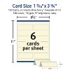 Avery Printable Tent Cards with Sure Feed Technology, 2" x 3.5", Ivory, 160 Blank Place Cards for Laser or Inkjet Printers (5913) - 4 of 4