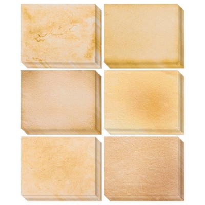 Best Paper Greetings 48-Sheet Stationery Paper - Old Fashion Vintage Design, 6 Designs , 8.5 x 11"