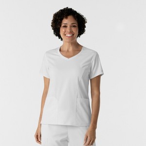 Wink Boundless Women's 2-Pocket V-Neck Scrub Top - 1 of 4