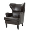 Modern Accent Club Chair, Luxury Upholstered Arm Chairs With High Back, Comfy Single Sofa Chair - 3 of 4
