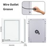 20-55in Oversize Led Dual Illuminated Bathroom Mirror Wall Mounted Antifog Vanity Mirror, Wall Decor Mirror - 2 of 4