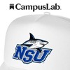 Nova Southeastern University Primary Logo Foam Snapback Trucker Hat -, White, One Size - 4 of 4