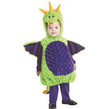 Halloween Express Toddler Dragon Costume - Size 18-24 Months - Green