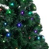 Northlight Pre-Lit Medium Fiber Optic Artificial Christmas Tree - 4' - Multicolor LED lights - 3 of 4