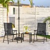 Yaheetech 2pcs Outdoor Texteline Folding Dining Chairs - 2 of 4