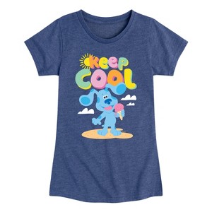 Girls' - Blue's Clues & You! - Keep Cool Fitted Short Sleeve Graphic T-Shirt - 1 of 4