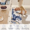 Area Rug, Abstract Marble Accent Rug, Soft Luxury Carpet for High Traffic Areas, Washable Rugs for Living Room, Non Slip Home Decor Kitchen Rug - 4 of 4
