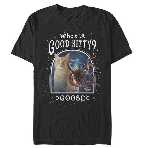 Men's Marvel Captain Marvel Good Goose Cat T-Shirt - 1 of 4