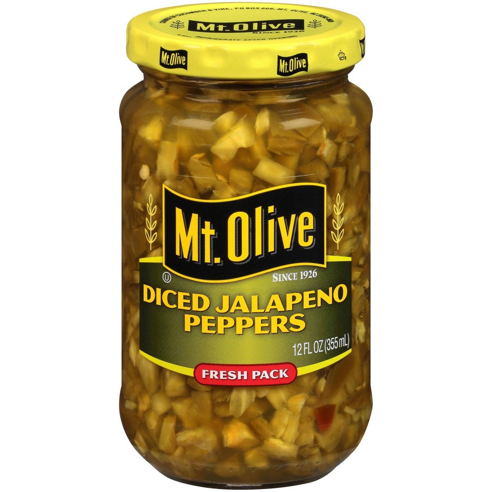 UPC 009300000161 product image for Mt. Olive Diced Jalapeno Peppers - 12oz | upcitemdb.com