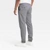 Men's Regular Fit Tapered Jogger Pants - Goodfellow & Co™ Dark Gray - image 2 of 3
