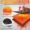 Walensee Graphene Heated Snow Melting Mat, No-Slip Rubber Mat for Fast Ice Removal - 2 of 4