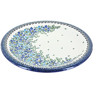 Blue Rose Polish Pottery T03 Galia Dinner Plate - 1 of 1