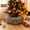 Cat Tunnel Bed for Indoor Cats, Cat Cave Bed,for Kitten Large Cats, Cat Tunnel Christmas Tree Skirt - 3 of 4