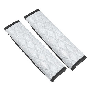 Unique Bargains Universal Car Seat Belt Cover 9.06"x2.48" 1 Pair - 1 of 4