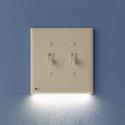 3 Pack - SnapPower GuideLight 2 for Outlets [New Version - LED Light Bar] -  Night Light - Electrical Outlet Wall Plate with LED Night Lights 