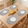 REGALWOVEN Placemats Set of 6 Leather Placemats for Kitchen Dining Table Decor Waterproof Heat Resistant Table Placemats - 3 of 4