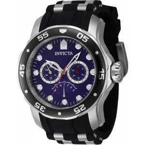 Invicta 46967 Men's Pro Diver Blue Dial Silver Tone Case Watch - 1 of 2