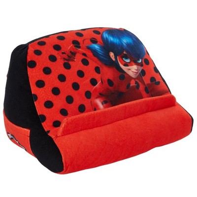 Ladybug Kids Tablet Holder Pillow Stand for Girls, Travel and Home Tablet Stand