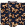 Elanze Designs Monarch Butterfly Orange Navy 20 ounce Stainless Steel Travel Tumbler - 2 of 4
