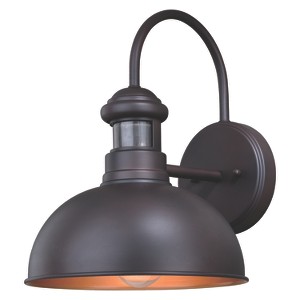 VAXCEL Franklin Bronze Motion Sensor Dusk to Dawn Farmhouse Barn Dark Sky Outdoor Wall Light - 1 of 4