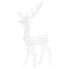 vidaXL Reindeer Christmas Decoration Set of 2 Multicolor Acrylic 47.2in - 4 of 4