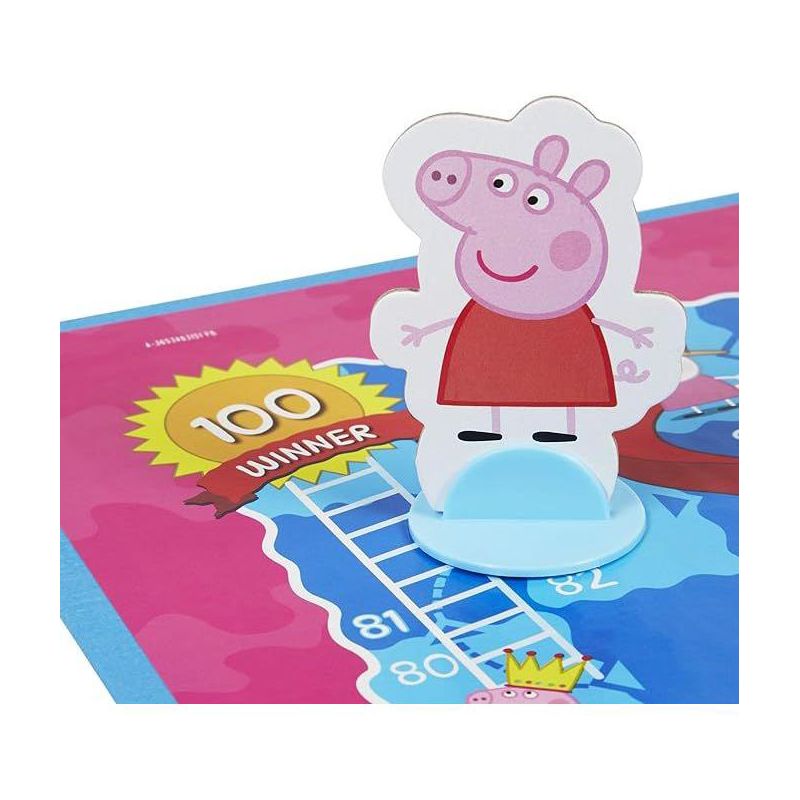 Chutes and Ladders: Peppa Pig Edition Board Game for Kids Ages 3 and Up, Preschool Games for 2-4 Players, 5 of 7