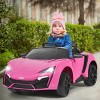 Infans 12V Kids Ride On Car 2.4G RC Electric Vehicle w/ Lights MP3 Openable Doors - 4 of 4