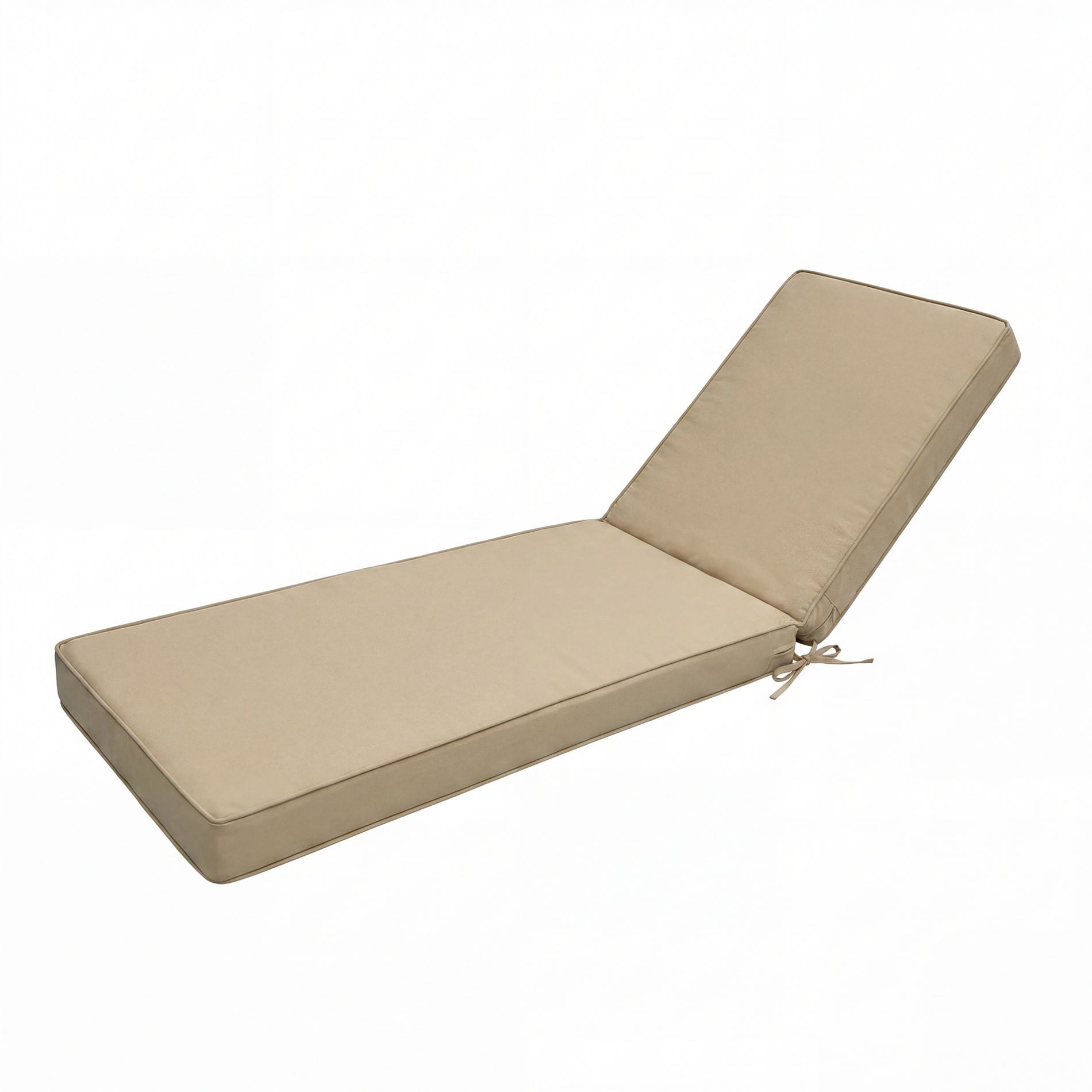 Outdoor Chaise Cushion for Patio Furniture, 21 x 70 inch Water-Resistant Seat and Back Cushions