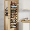 10 Tier Over The Door Pantry Organizer, with Adjustable Wire Baskets,Hanging Storage Shelves Spice Rack for Small Spaces Dorm - 3 of 4