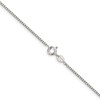 Black Bow Jewelry 1.25mm Sterling Silver Diamond Cut Solid Octagonal Box Chain Necklace - 2 of 4