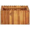 VidaXL Garden Raised Bed 19.6 inches x19.6 inches x9.8 inches  Solid Acacia Wood - 2 of 4
