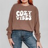 Simply Sage Market Women's Cozy Vibes Long Sleeve Garment Dyed Tee - 2 of 4