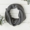 Design Imports Kenzie Knit Scarf - Gray - 2 of 4