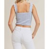 Women's Myrica Gingham Tank - LUSH - 3 of 4