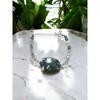 Michelle Marie Boutique's Green Tree Jasper & Crystal Bracelet, Gemstone Bracelet, Nature Inspired Jewelry - 3 of 4