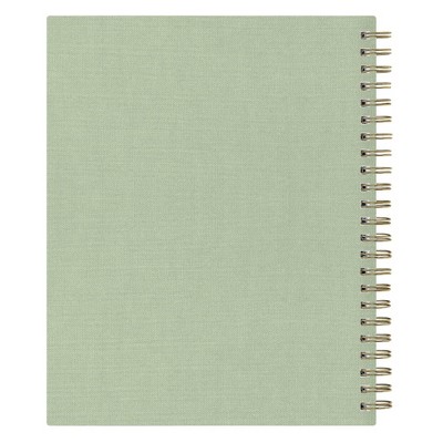 The Everygirl X Day Designer Undated Planner 8&#34;x6 Self Care Notes Wirebound Soft Sage