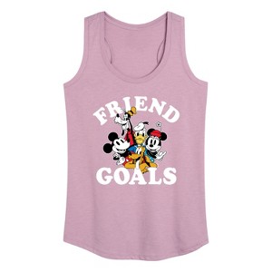 Women's - Disney - Friend Goals Graphic Racerback Tank - 1 of 4