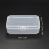 Unique Bargains Rectangular Storage Container with Hinged Lid for Beads Craft 8 Pcs - 2 of 4