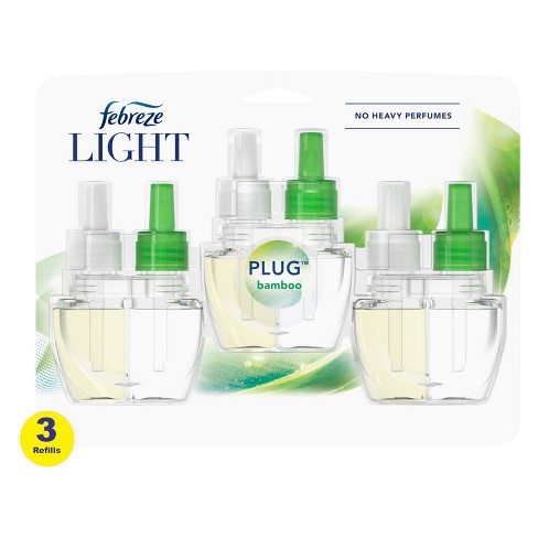 Febreze Light Fade Defy Plug Air Freshener - Bamboo - 0.87 Fl Oz