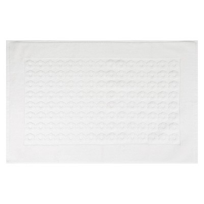 REGALWOVEN Luxury Bath Cotton Absorbent Shower Floor Mat for Bathroom