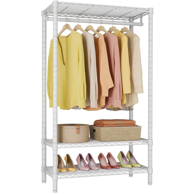 VIPEK V1S Wire Garment Rack 3 Tier Heavy Duty Clothes Rack Freestanding Wardrobe, Max Load 400LBS, 1 of 10