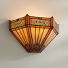 Possini Euro Design Possini Euro Vitus 7 1/2" High Stained Glass Wall Sconce - 2 of 4