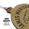 James Madison University Dukes Wood Christmas Tree Holiday Ornament - 3 of 4