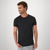 Hanes Red Label Men's Crewneck Dyed T-Shirt 6pk - Black/Gray/Blue - image 2 of 4