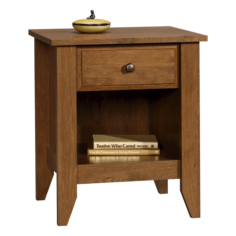 Photos - Storage Сabinet Sauder Shoal Creek Nightstand Oiled Oak  