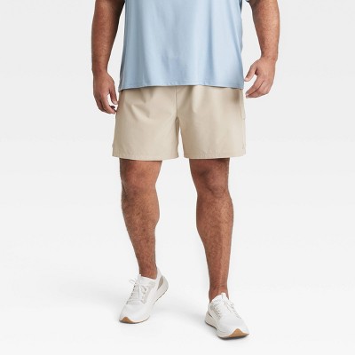 Men's Big Cargo Shorts 7" - All In Motion™ Almond 3XL