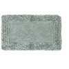 Shaggy Border Collection Bath Rug 100% Cotton Tufted Weave Ruffle Border Pattern Bathroom Rug for Machine Washable Bath Mat - 2 of 4