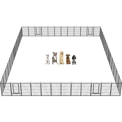Rollick Dog Playpen for Yard, RV Camping, 32 inch 48 Panels