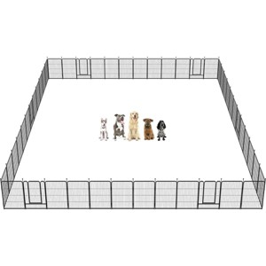 Rollick Dog Playpen for Yard, RV Camping, 32 inch 48 Panels - 1 of 3