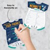 Big Dot of Happiness Blast Off to Outer Space - 2-in-1 Rocket Ship Baby Shower Cards - Activity Duo Games - Set of 20 - 3 of 4